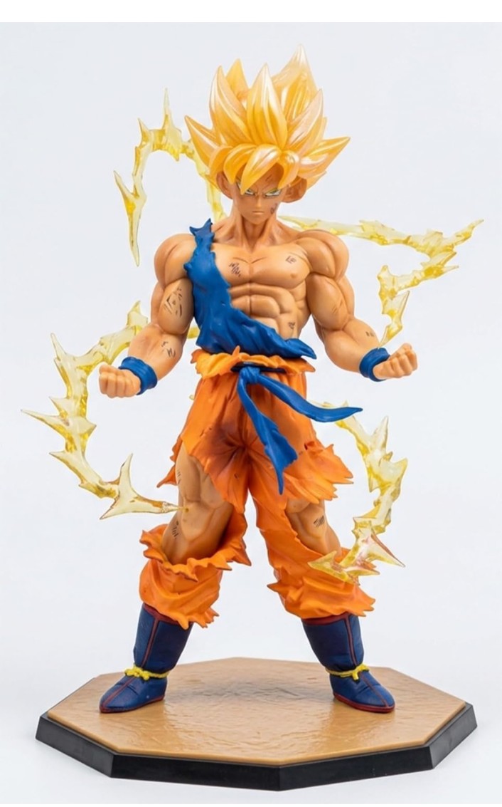 Anime Action Figure 17 cm Superhero Collectible Figure for Car Dashboard, Home Decoration & Gifting | Dragon Ball Z Style Character Statue for Anime Lovers (Goku VI