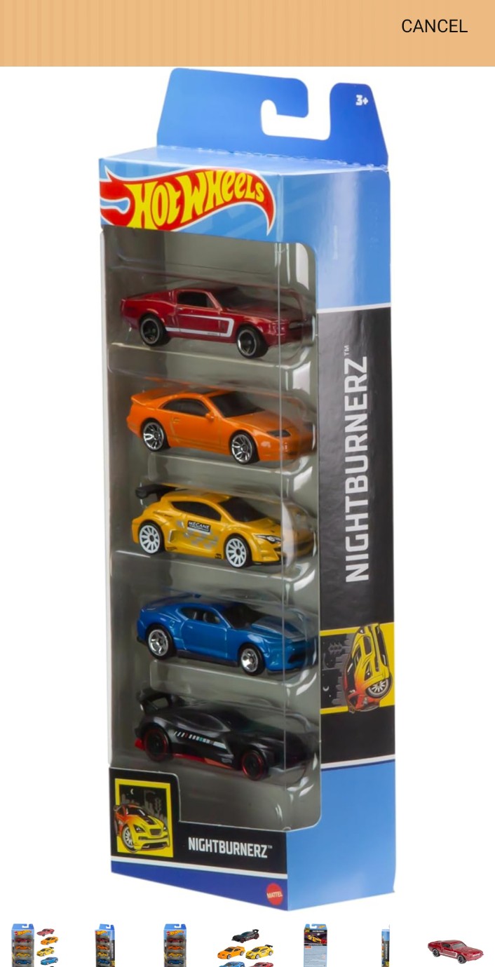 Hot Wheels Pack of Five
