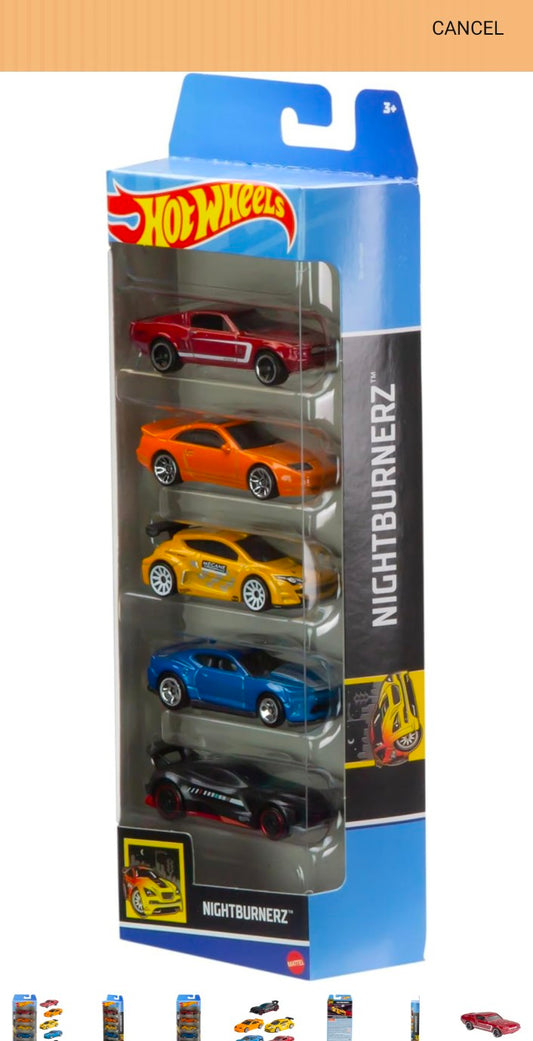 Hot Wheels Pack of Five